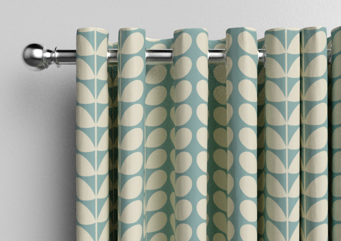 Orla Kiely Solid Stem, Duckegg - Made to Measure Curtains - Image 12